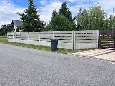 Ogrodzenia panelowe, betonowe - montaż | Prace ziemne | Usługi koparko-ładowarką